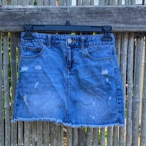 Denim Mini Skirt